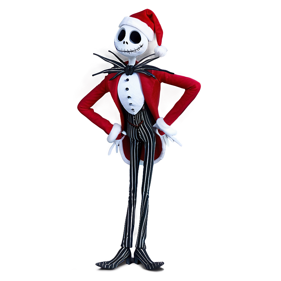 Jack Skellington In Santa Outfit Png 06292024