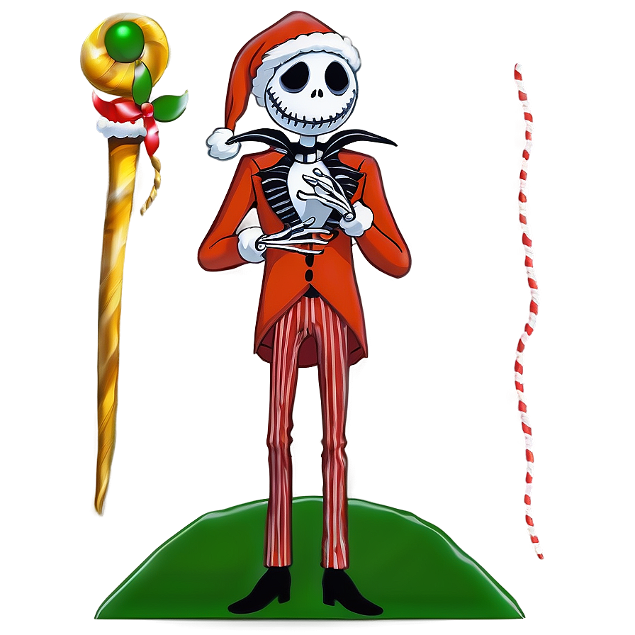 Jack Skellington In Santa Outfit Png Hdn30