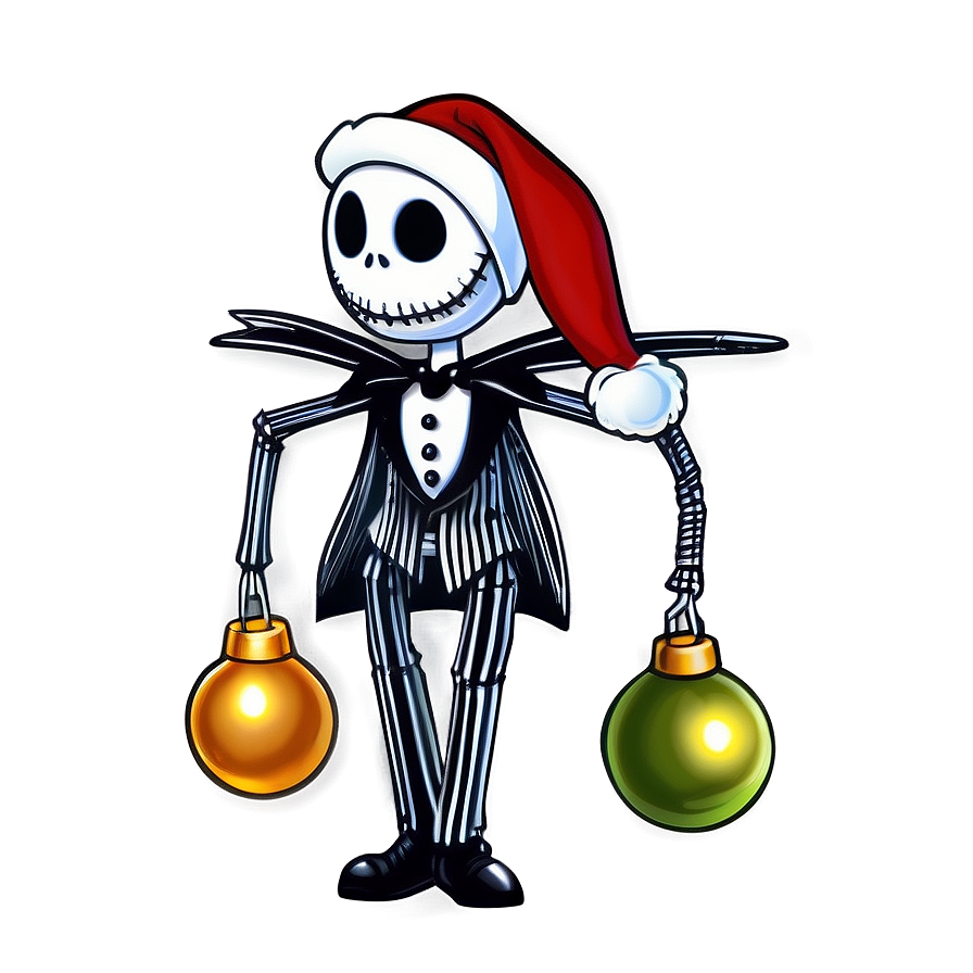 Jack Skellington Santa Bell Png 06292024