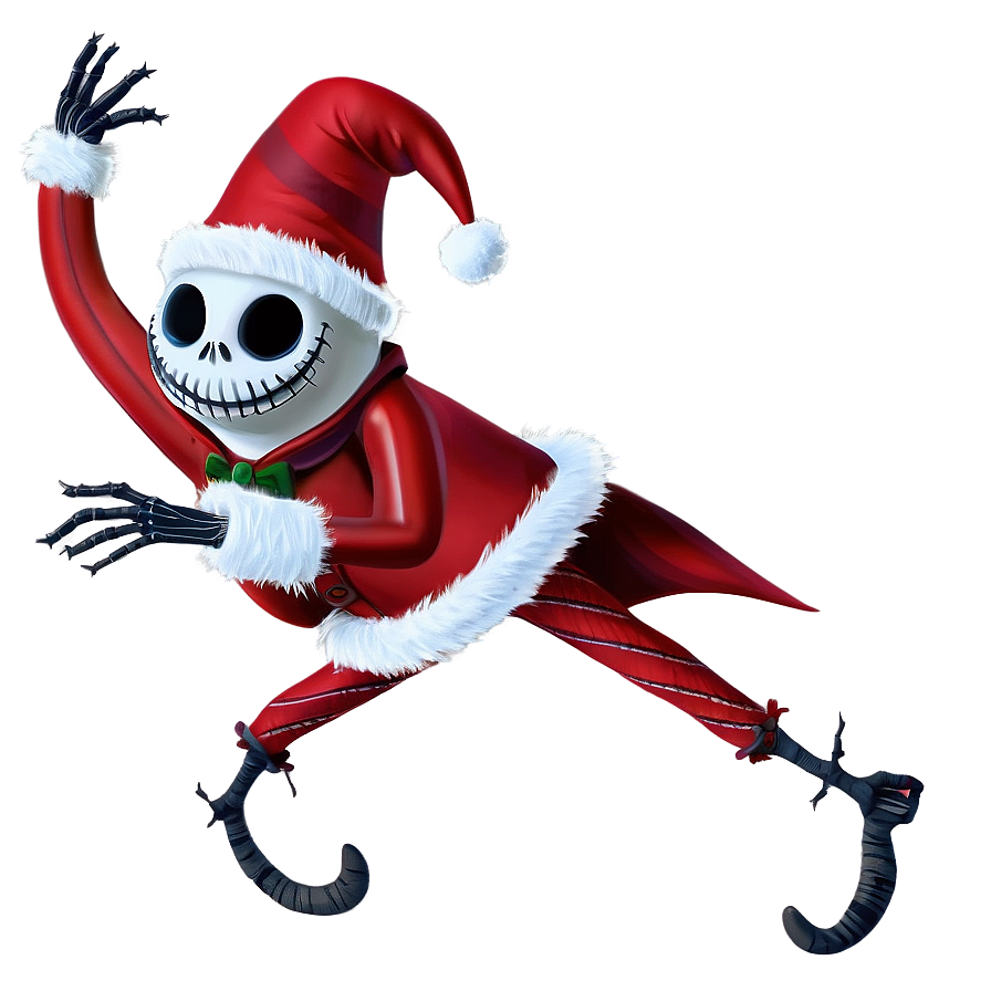 Jack Skellington Santa Flight Png 06292024