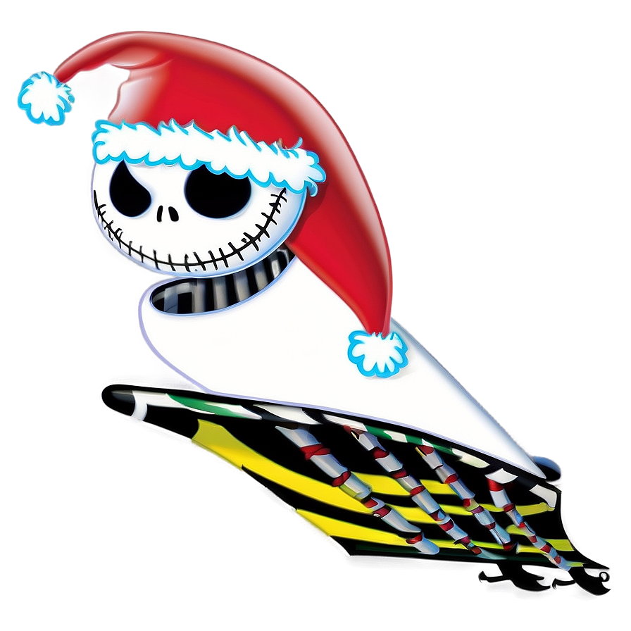 Jack Skellington Santa Flight Png Snc