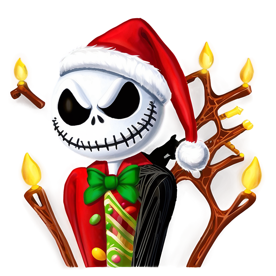 Jack Skellington Santa Reindeer Png Jtc