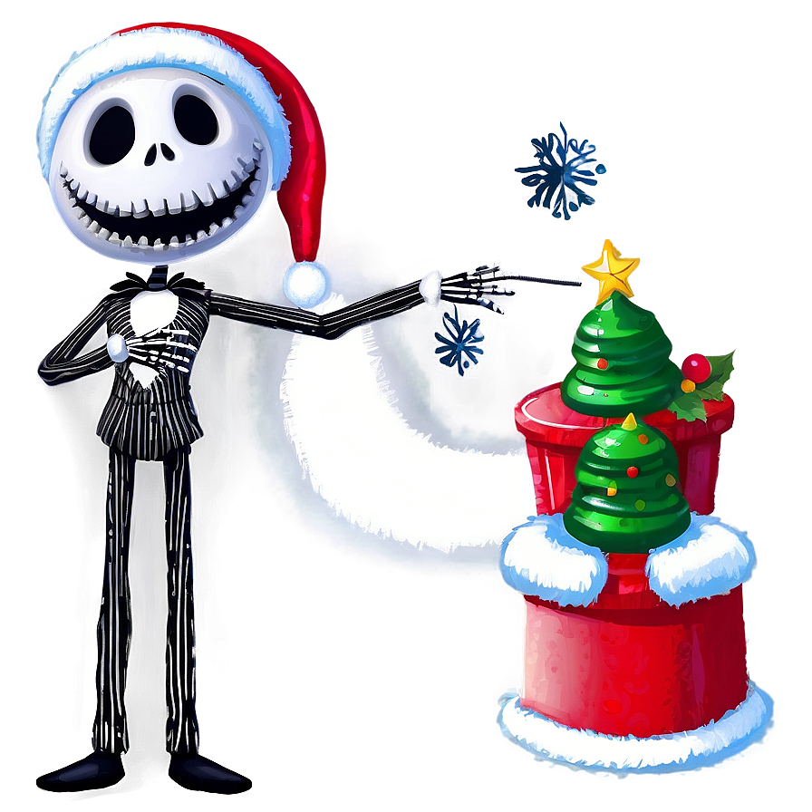 Jack Skellington Santa Surprise Png 73