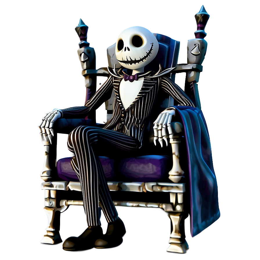 Jack Skellington Throne Png 05212024