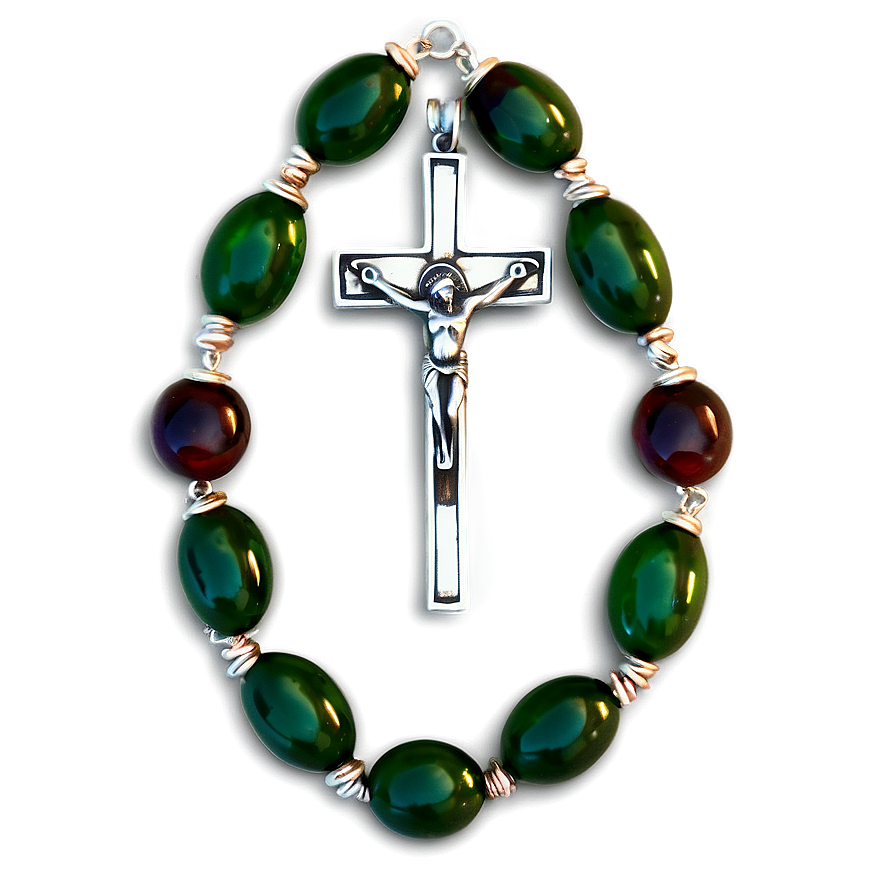 Jade Bead Rosary Png 84