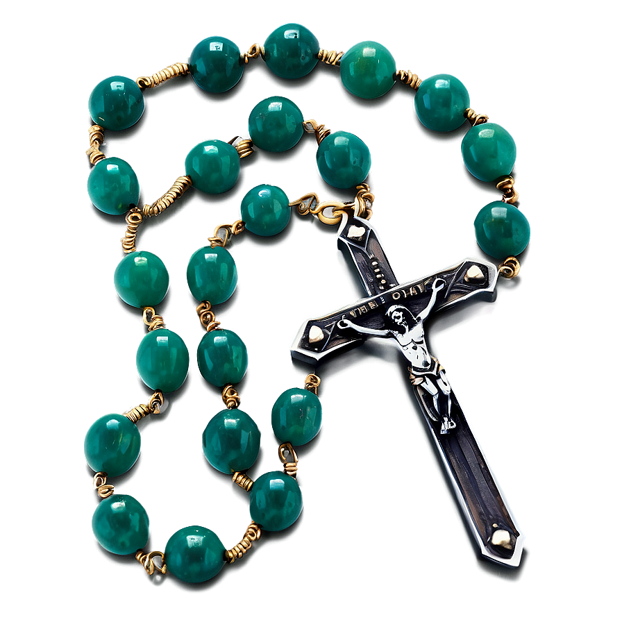 Jade Bead Rosary Png Jyg51