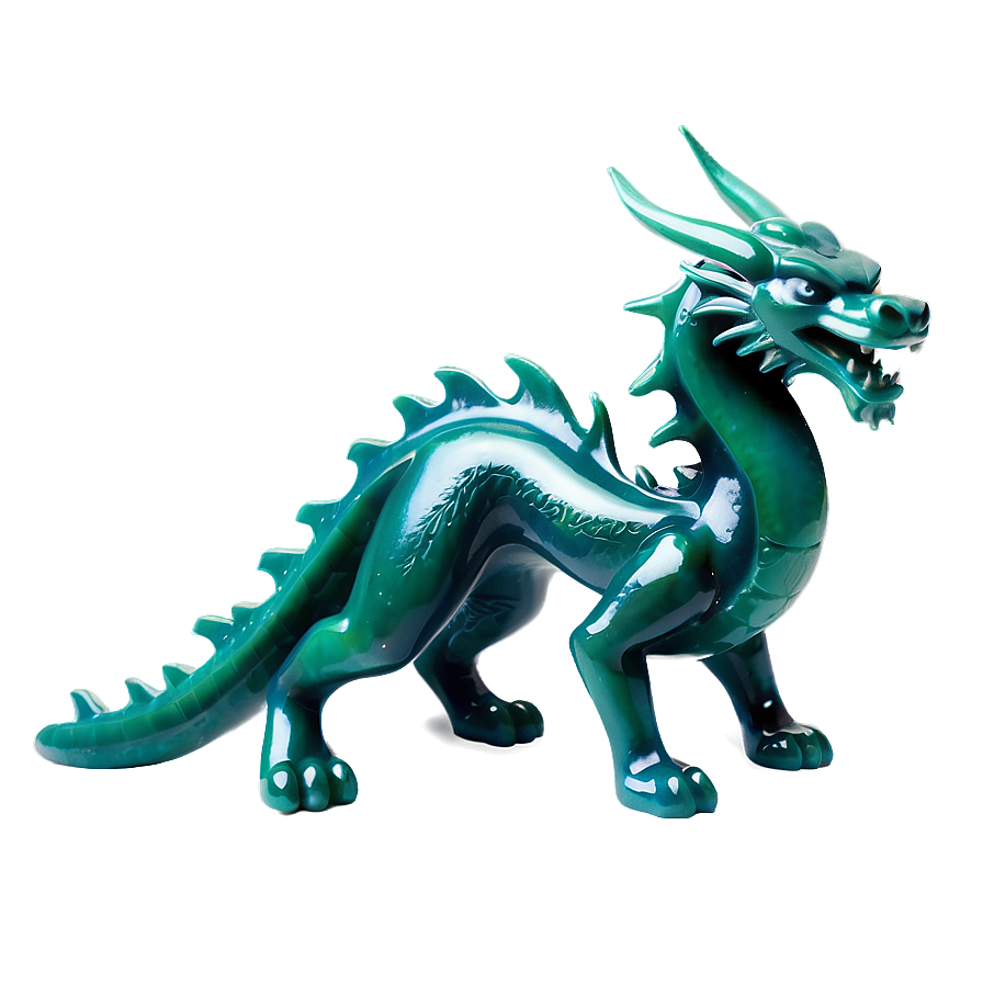 Jade Dragon Figurine Png 06112024