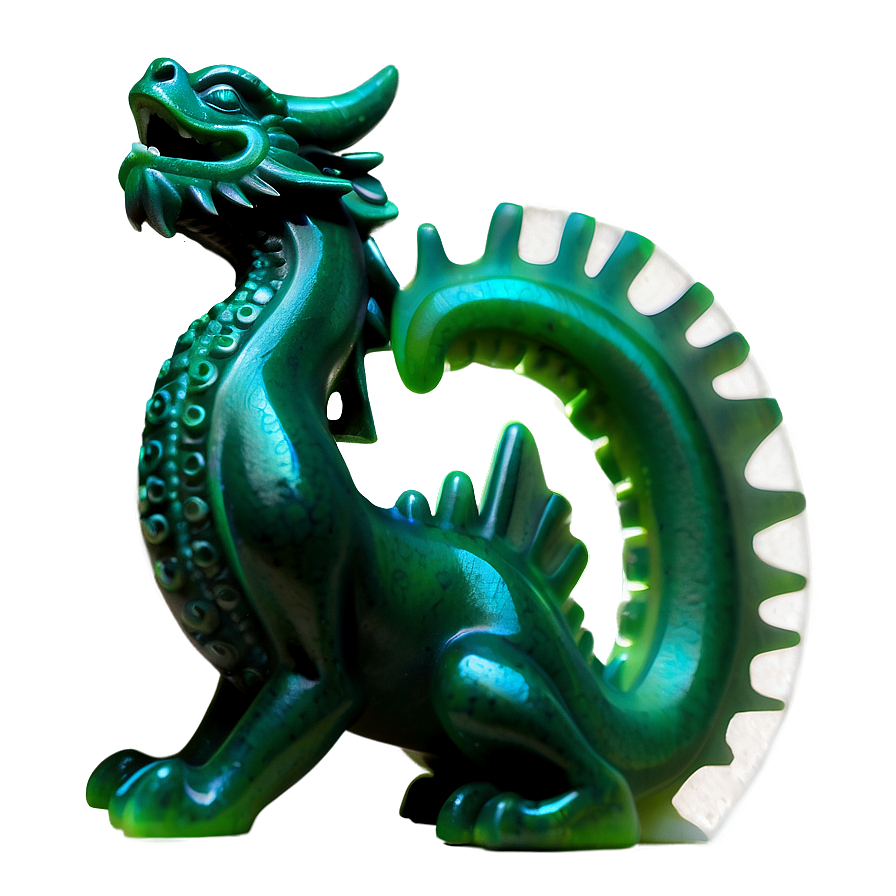 Jade Dragon Figurine Png 31