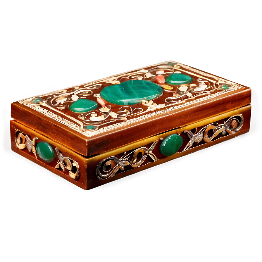 Jade Inlaid Box Png 20