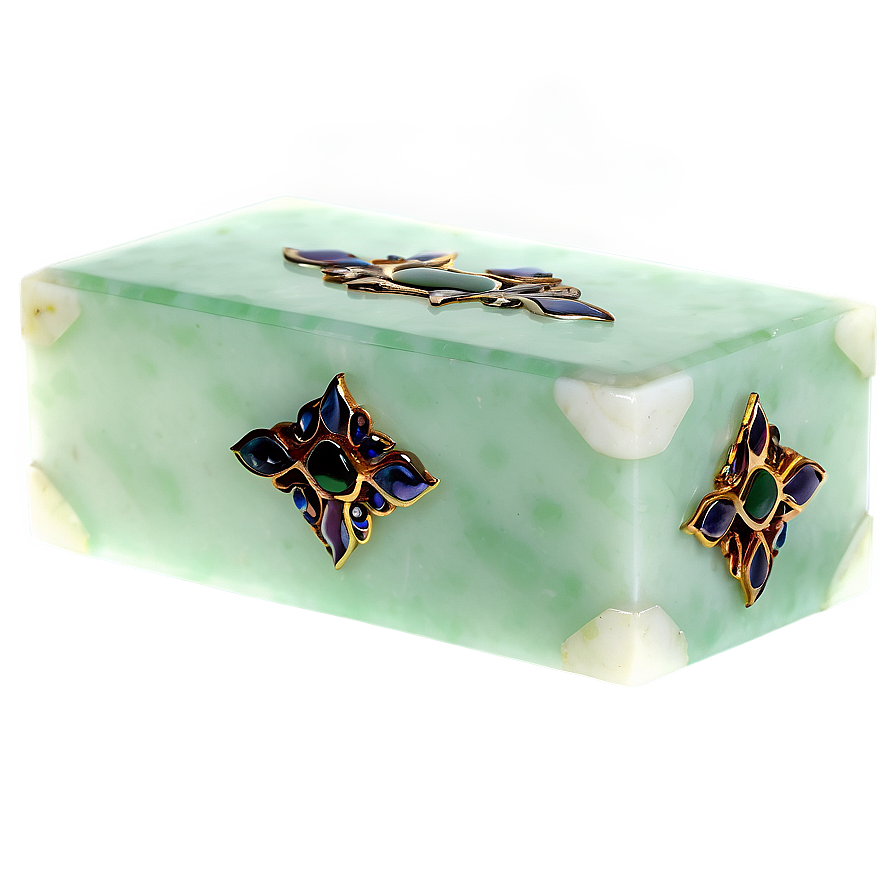 Jade Inlaid Box Png Jwd26