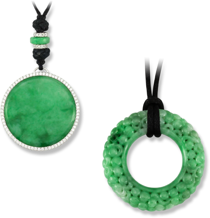 Jade Pendantand Carved Disk