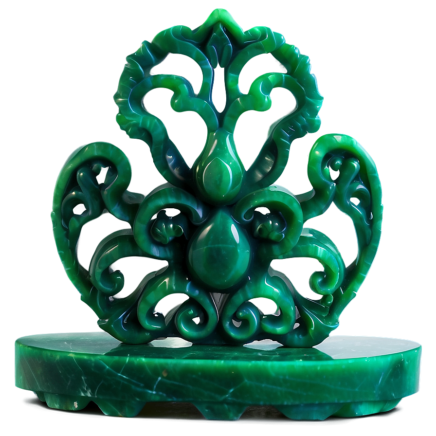 Jade Sculpture Art Png 86