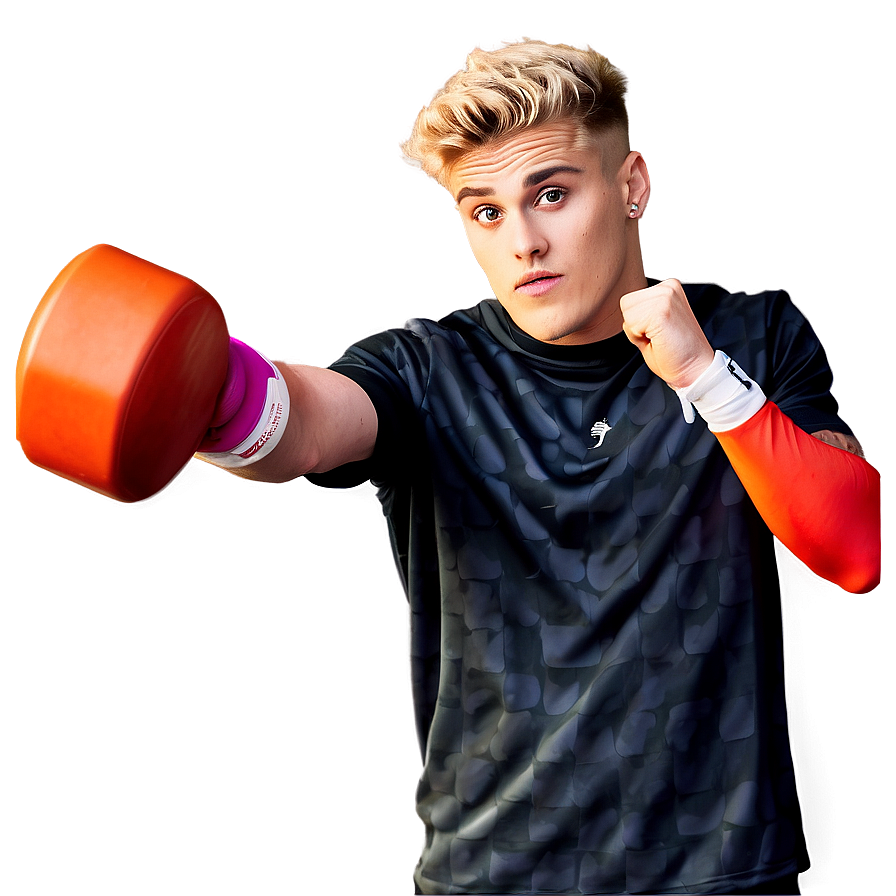 Jake Paul Boxing Pose