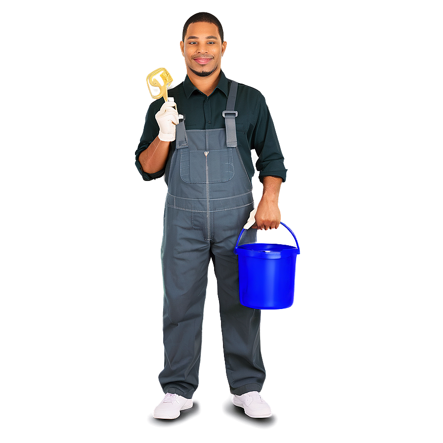 Janitor Holding Keys Png Idc75