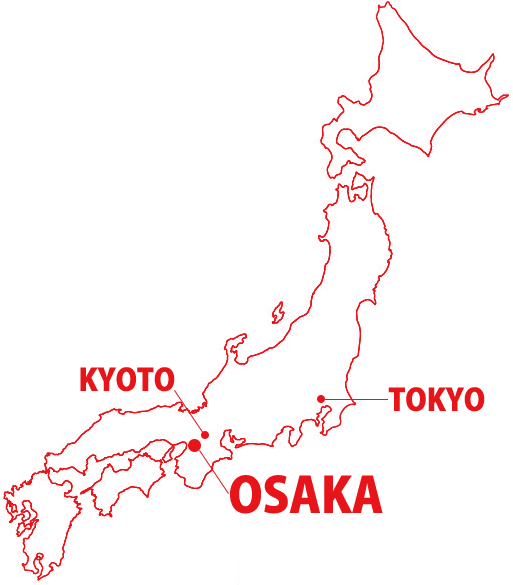 Japan Major Cities Map