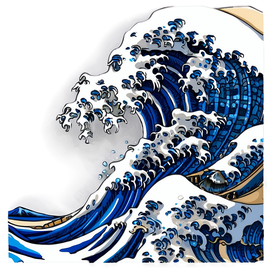 Japanese Art Wave Kanagawa Png Ckp72