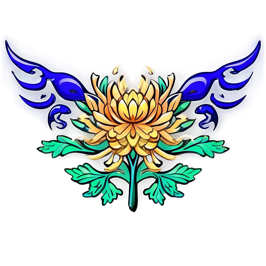 Japanese Chrysanthemum Emblem Png Qdp