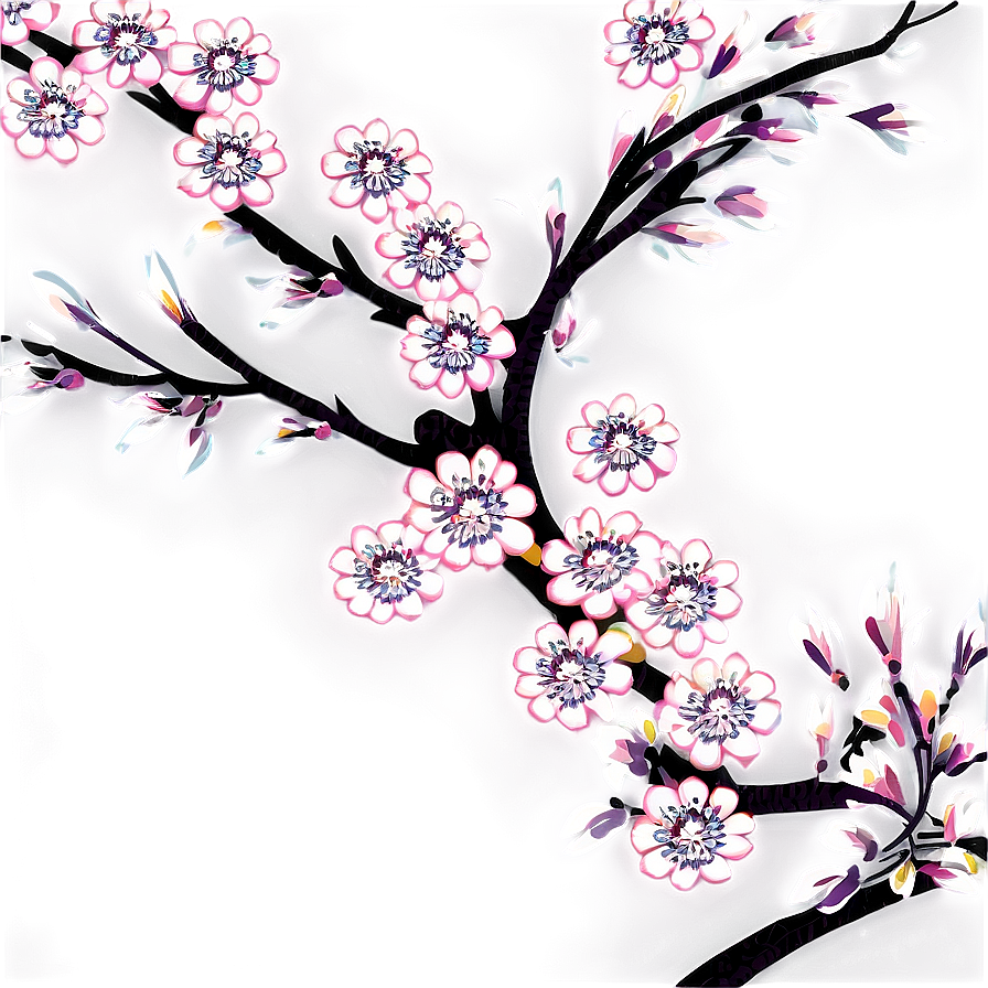 Japanese Floral Pattern Png 06202024