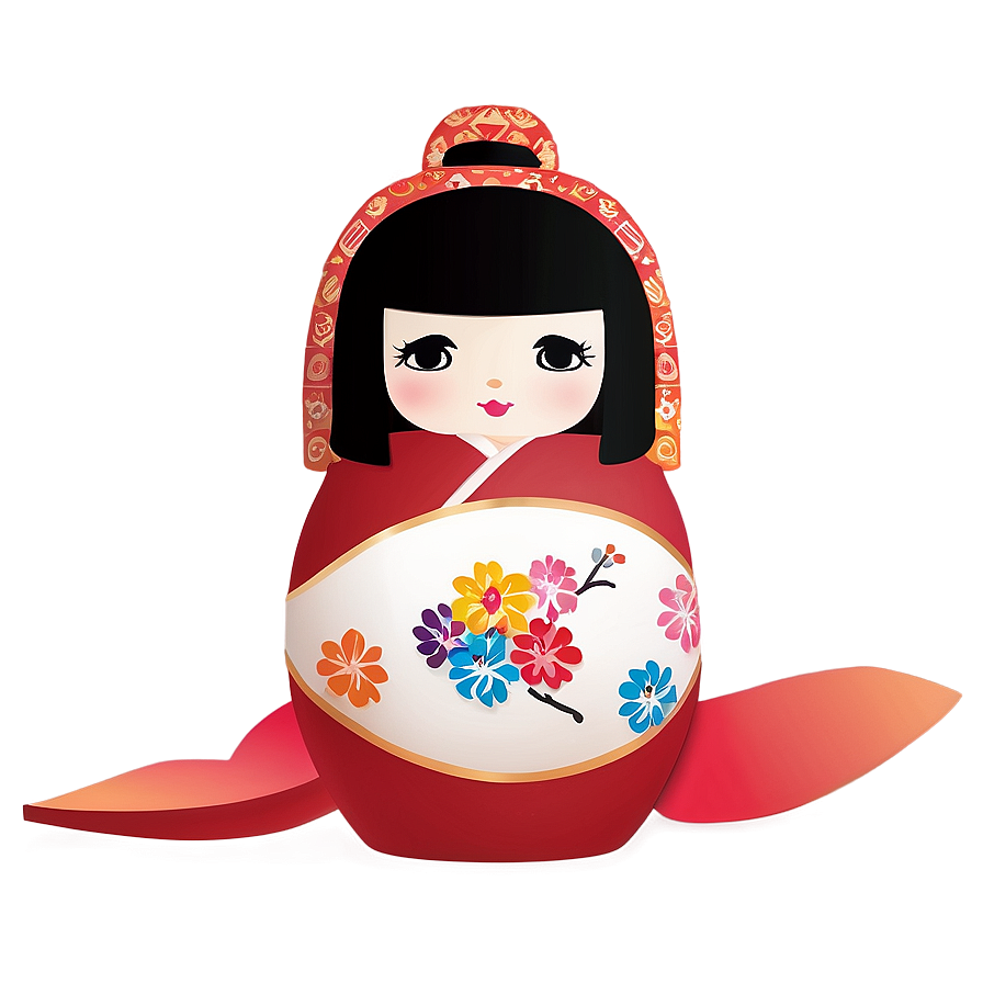 Japanese Kokeshi Doll Png 62