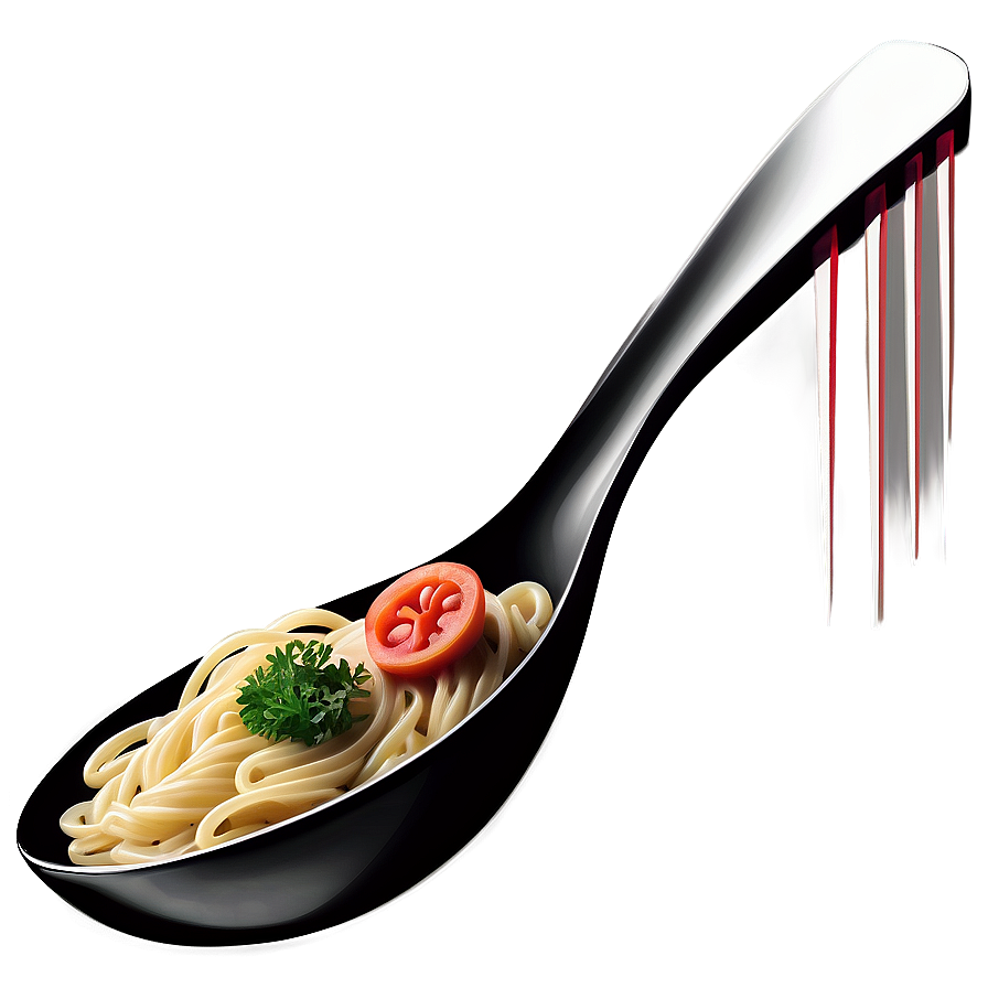 Japanese Ramen Spoon Png 6