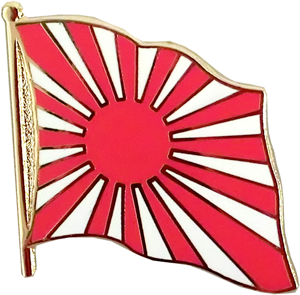 Japanese Rising Sun Flag Pin