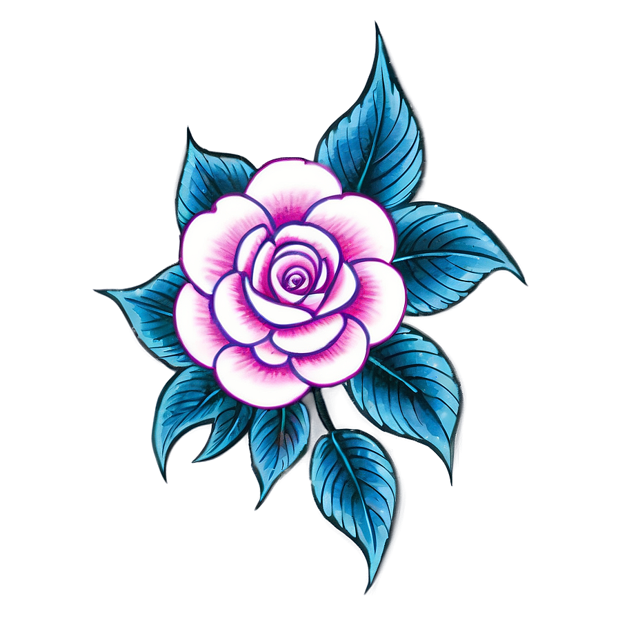 Japanese Rose Tattoo Picture Png 32