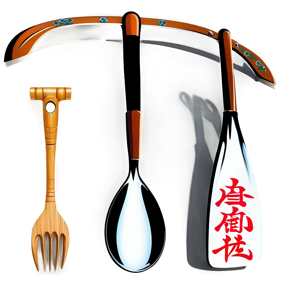 Japanese Style Utensils Png Ccw