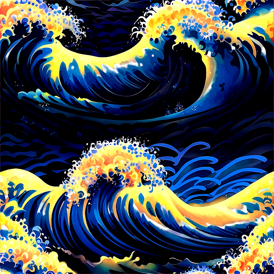 Japanese Surf Wave Png 06242024