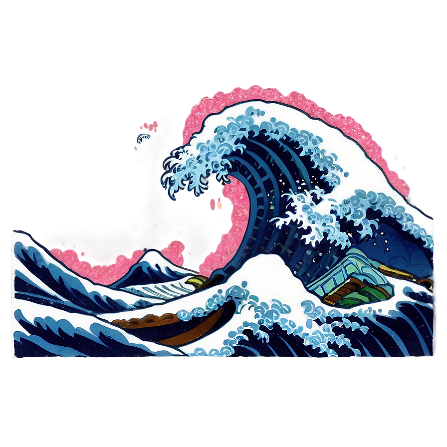 Japanese Wave Aesthetic Png Ujb