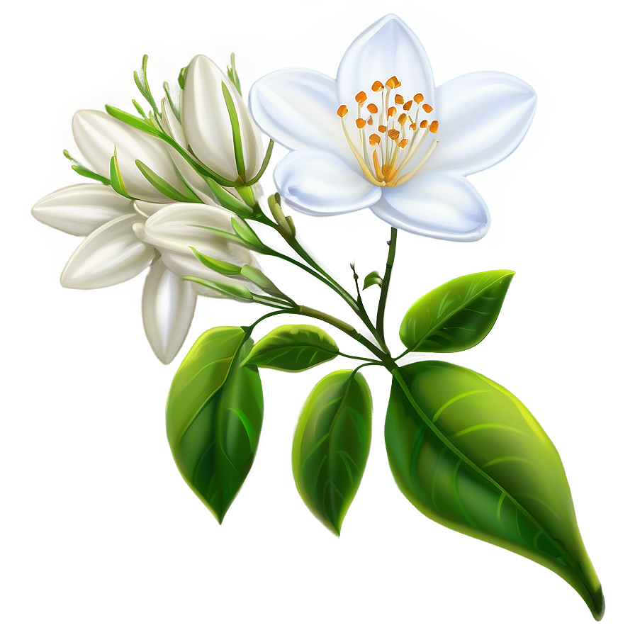 Jasmine Flower Drawing Png 05252024