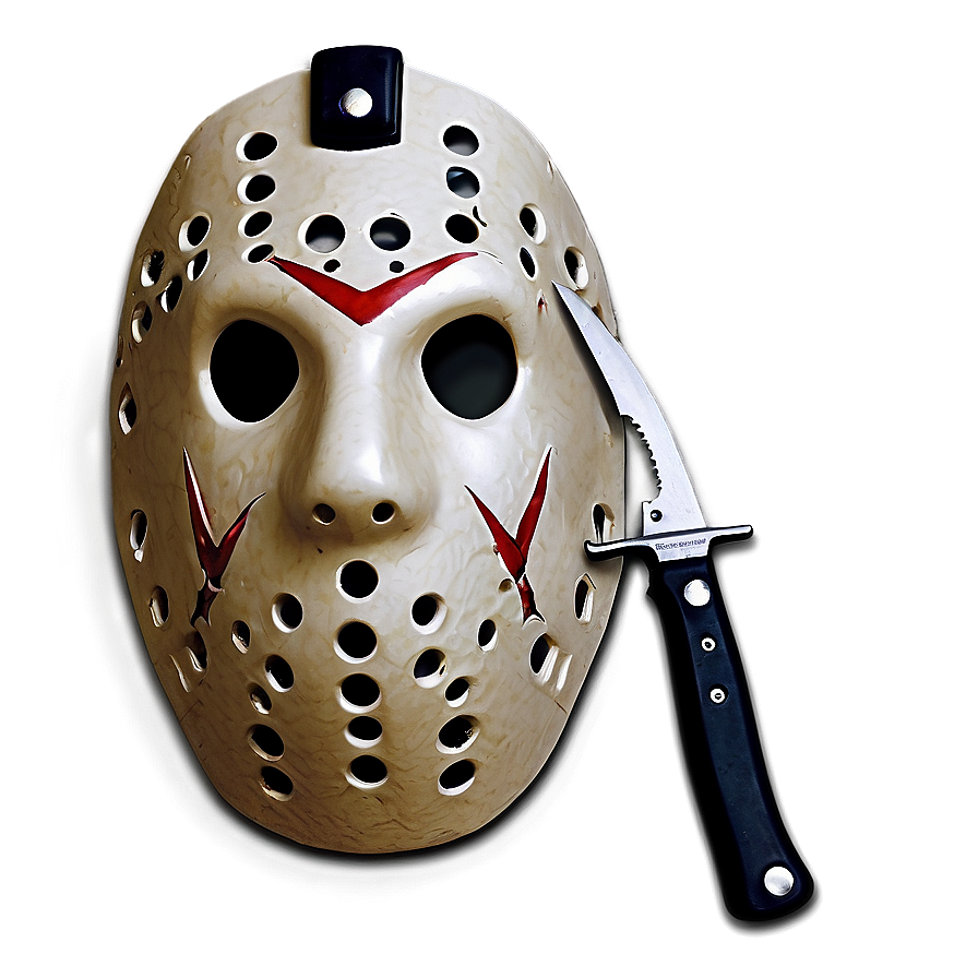 Jason Voorhees With Machete Png Ncw39