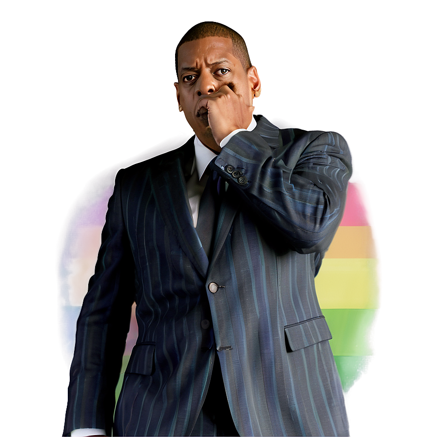 Jay-z Iconic Pose Png Anw