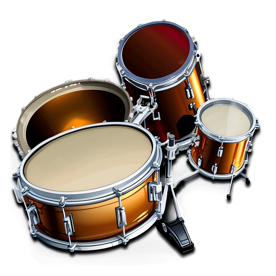 Jazz Drum Set Png Axo