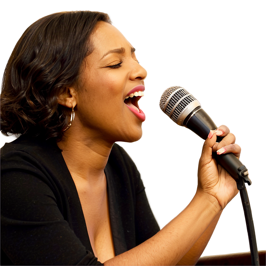 Jazz Singer Singing Png Bfj50