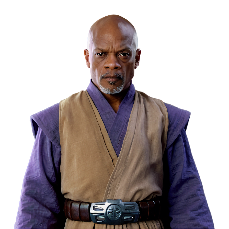 Jedi Master Mace Windu Png Cmb10