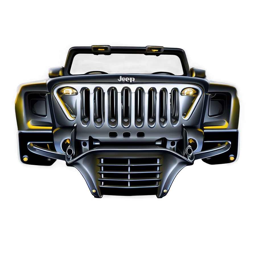 Jeep Grill Outline Png Lop88