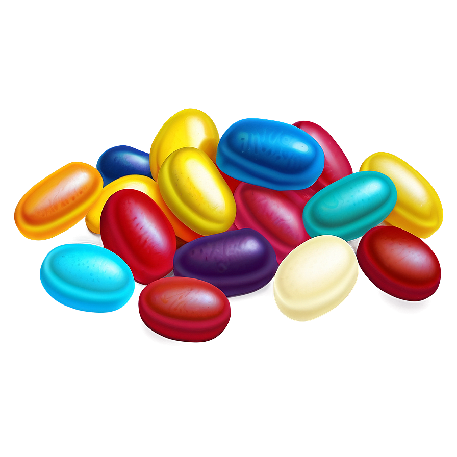 Jellybean Illustration Png Qwr