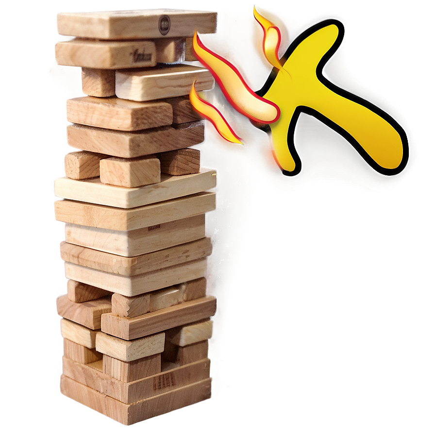 Jenga Game Night Png Qnb