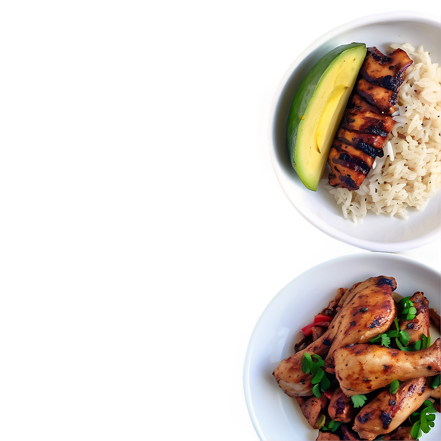 Jerk Chicken And Rice Combo Png Ocs