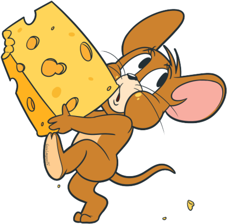 Jerry_with_ Cheese_ Vector_ Art