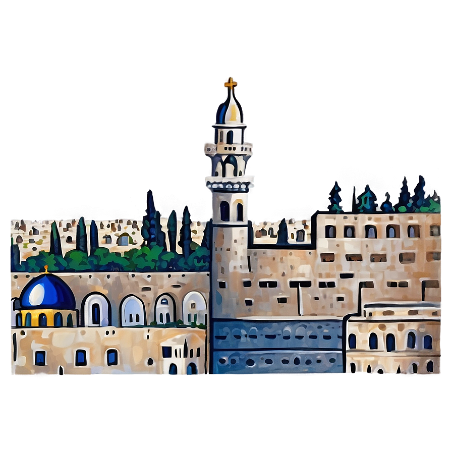 Jerusalem Skyline Png Cpa88