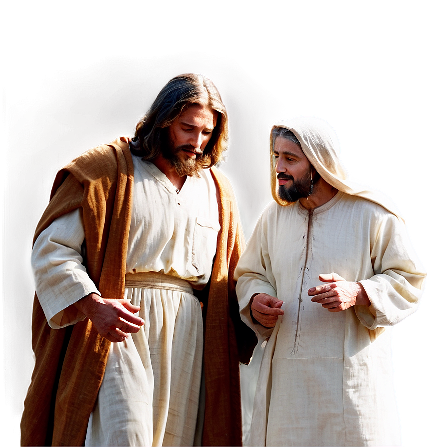 Jesus And Nicodemus Png Eqy43