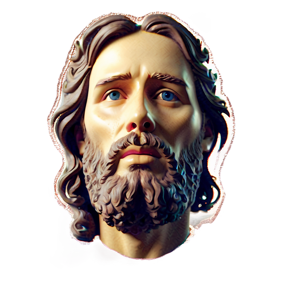 Jesus Face In Heaven Png 06292024