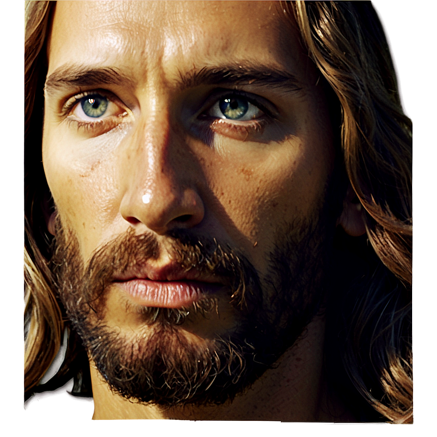 Jesus Face In Meditation Png 06292024