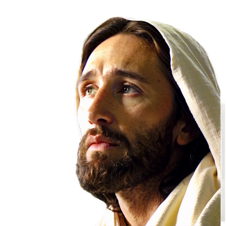 Jesus Face In Meditation Png 06292024