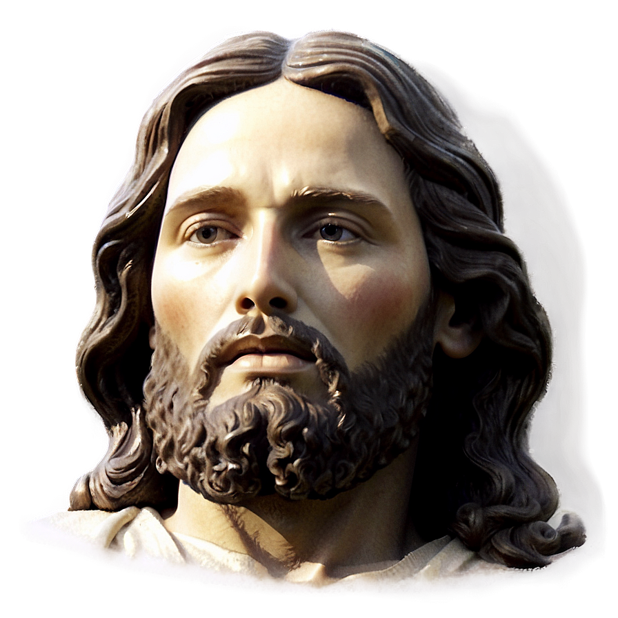 Jesus Face In Meditation Png 14