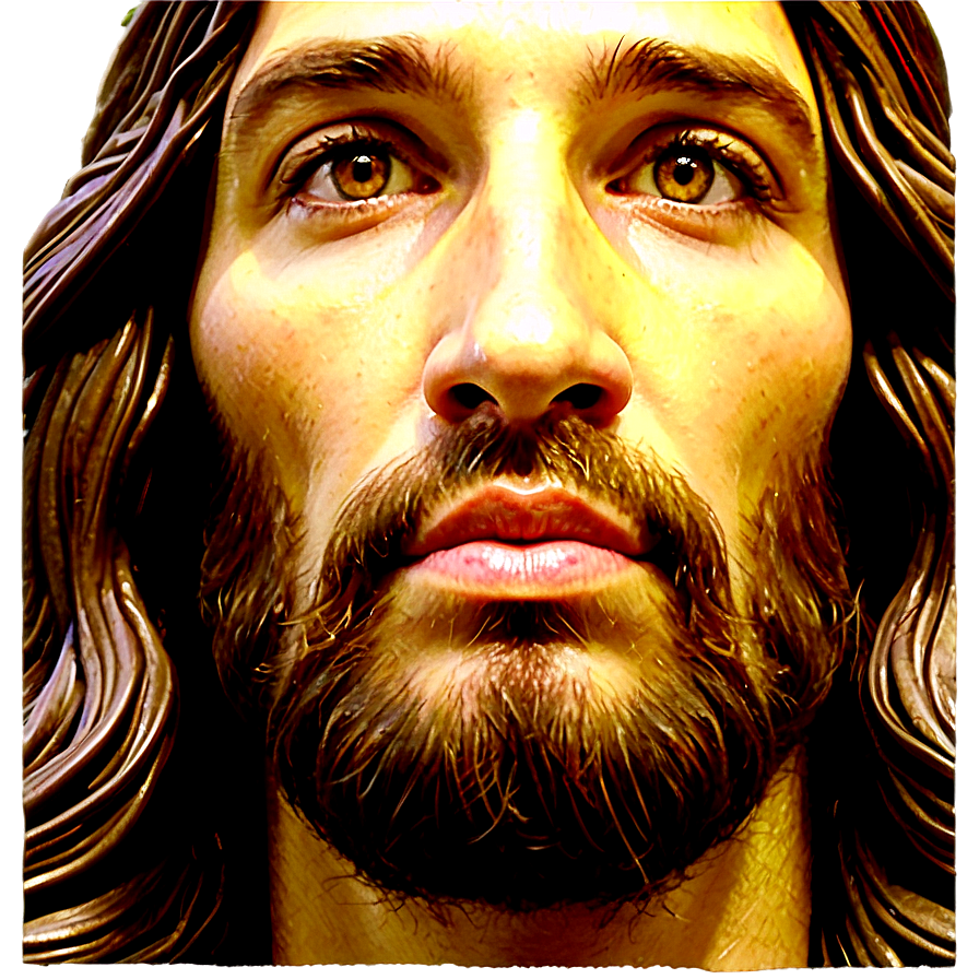 Jesus Face Religious Art Png 06292024