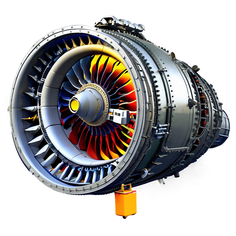 Jet Engine Cutaway View Png Svc