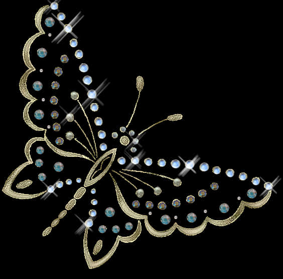 Jeweled Butterfly Graphic