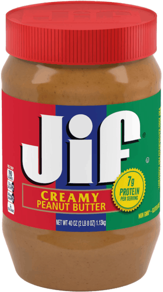 Jif Creamy Peanut Butter Jar